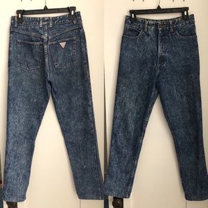 Vintage GUESS (Georges Marciano) High Rise Skinny Straight Jeans